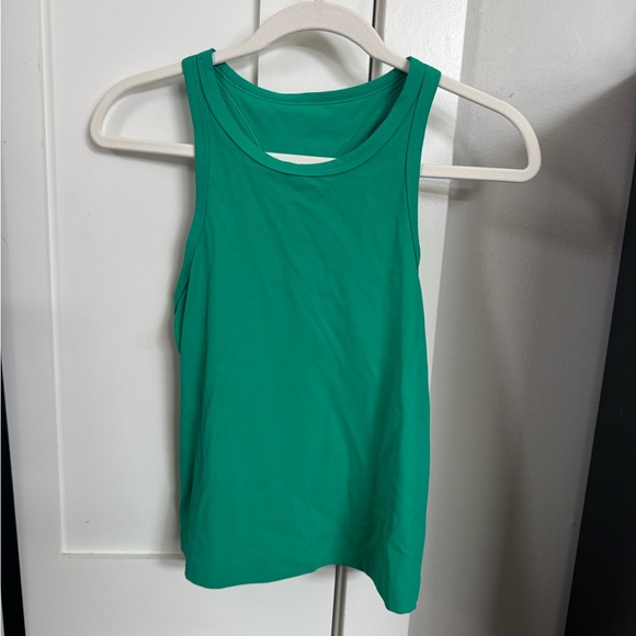 Lululemon Athletica Green Fitted Sleeveless Tank Top - Picture 1 of 2
